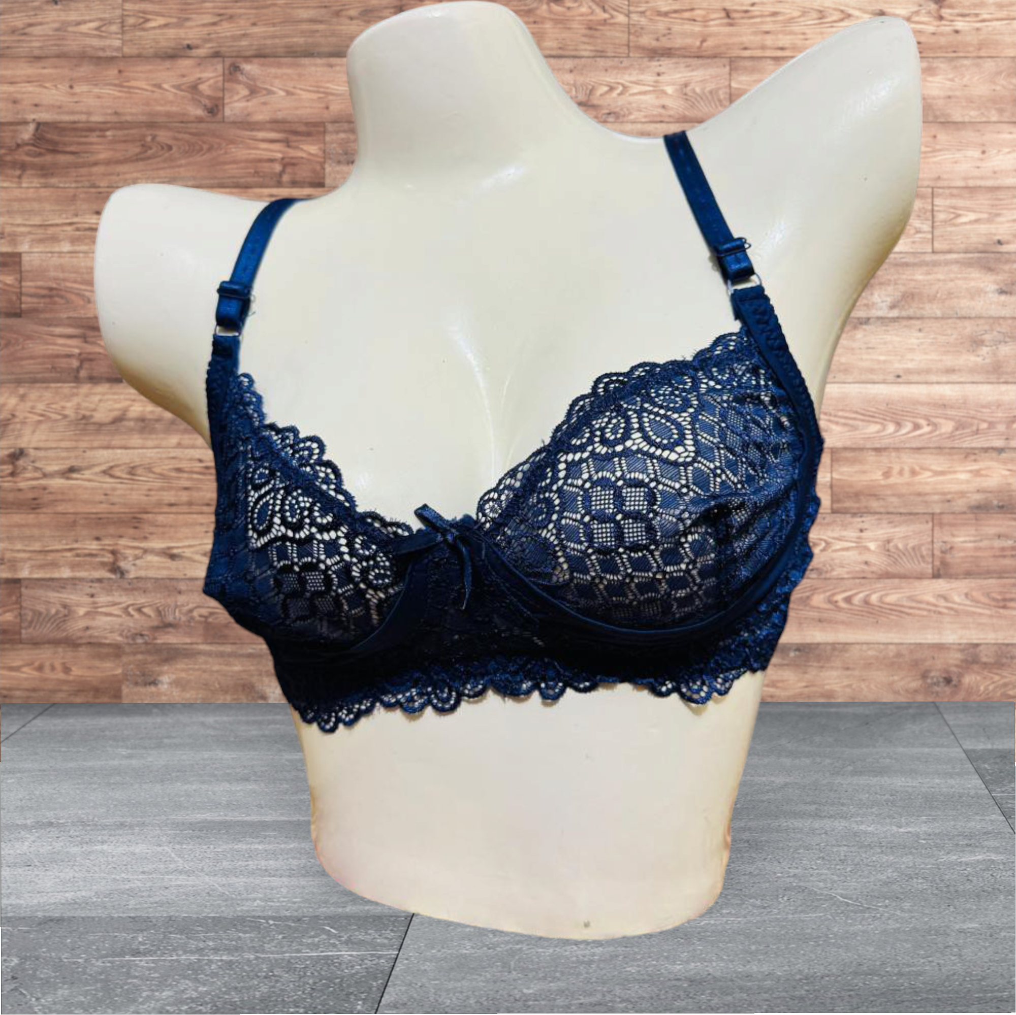 Whispering Lace Net Non- Padded Bra